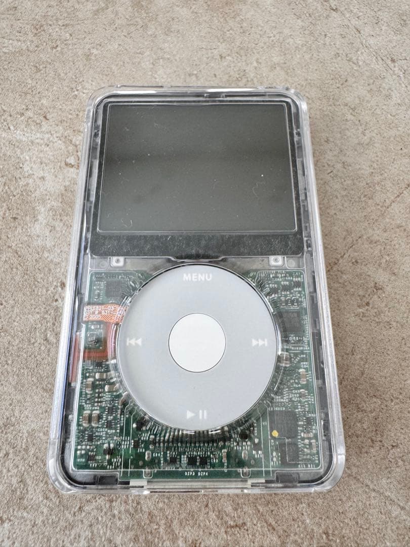 iPod classic 第5世代 カスタム 30GB 新品電池 バックパネル