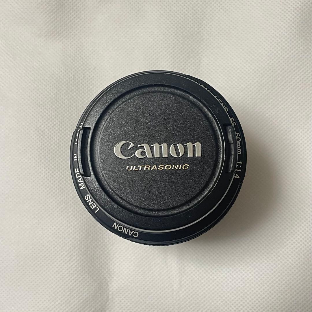 Canon EF50mm F1.4 USM フード付 中古レンズ