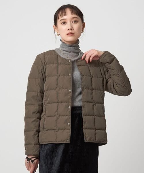 green label relaxing別注TAION　モカ　ダウンジャケット