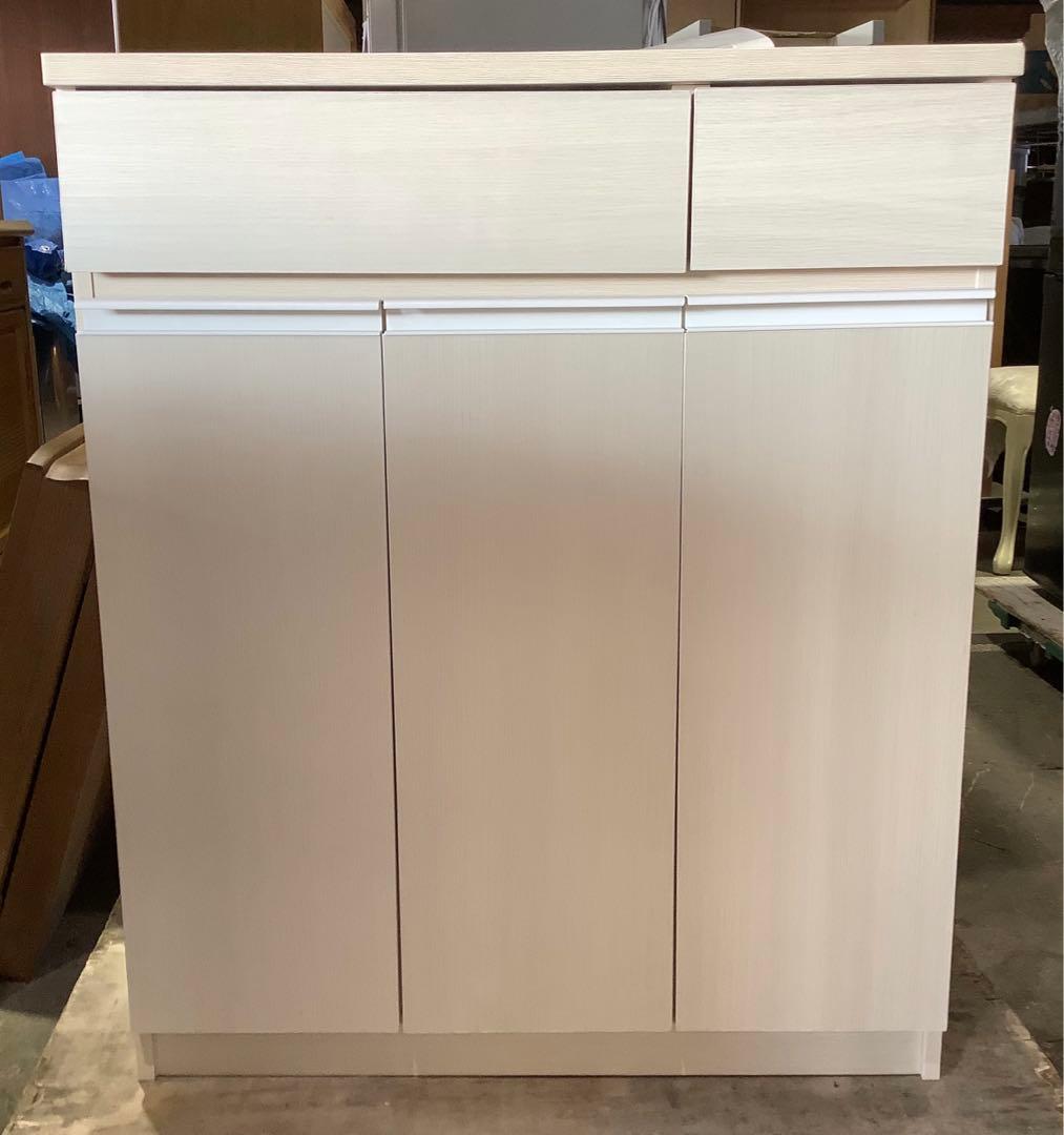 【3分別】フラップ式ダストボックス ニトリ ペールカウンター ゴミ箱