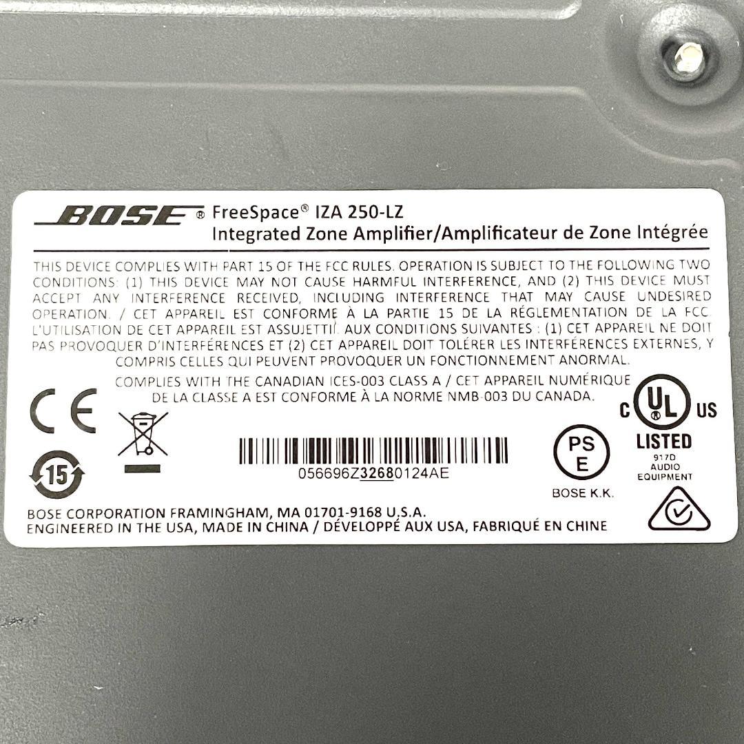 Bose IZA 250-LZ ミキサーパワーアンプ