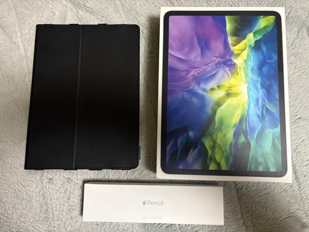 Apple iPad Pro第2世代11インチ　アップルペンシル　ケース付