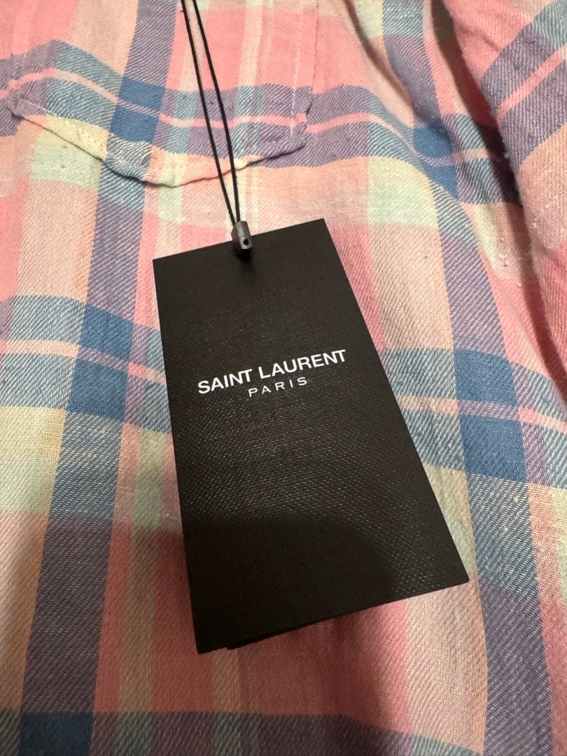 j*a様 SAINT LAURENT チェックシャツ