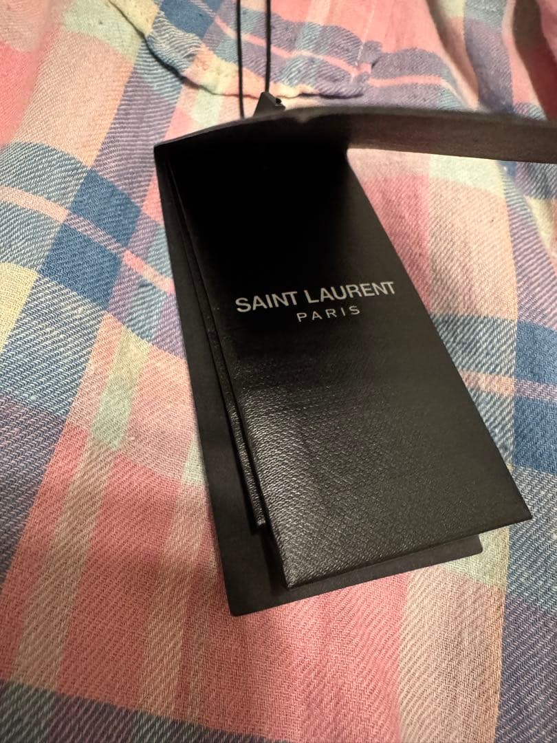 j*a様 SAINT LAURENT チェックシャツ