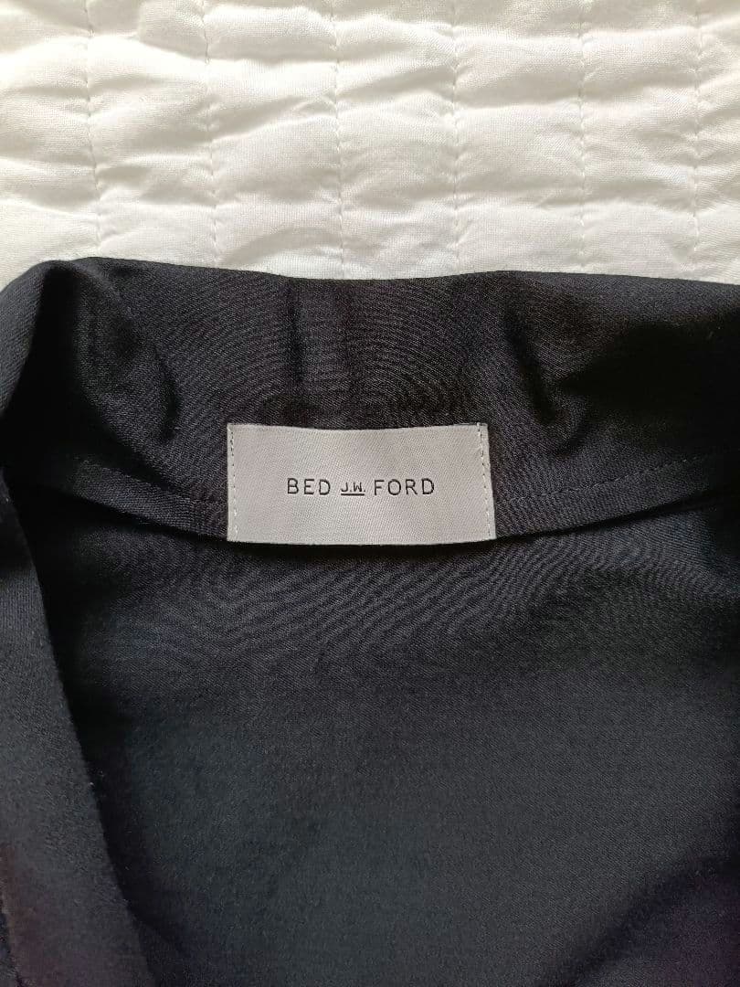 BED J.W. FORD　Bow Collar Shirts 2 BLACK