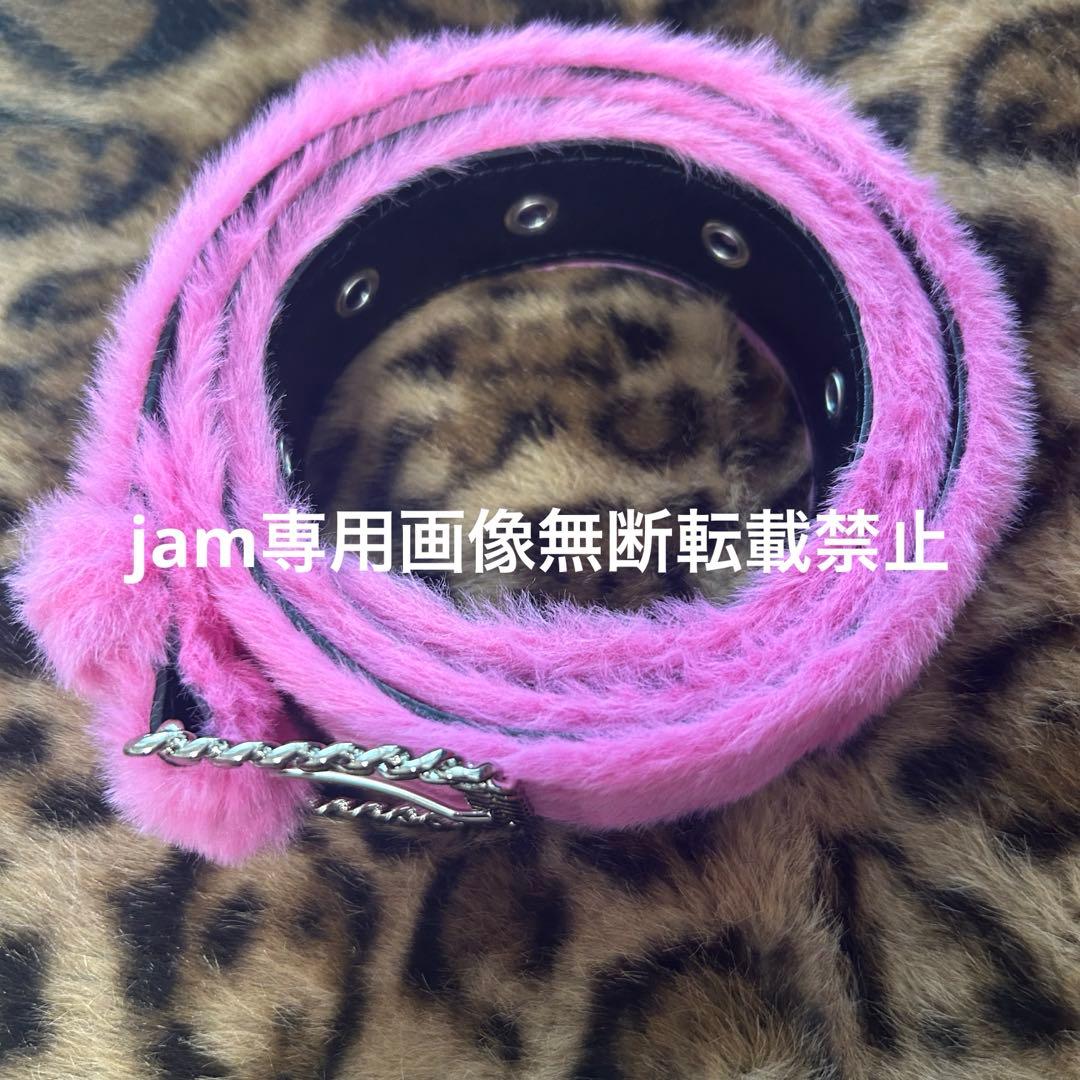 AFB afb ピンクファーベルト Mサイズ