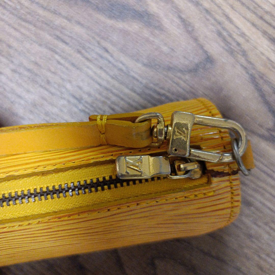 ルイ・ヴィトン エピ　イエローストライプポーチ