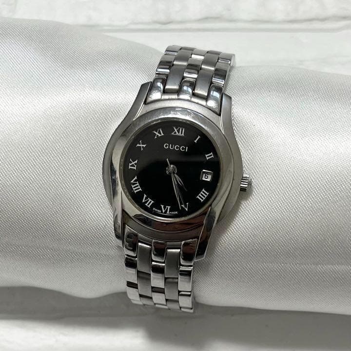 GUCCI グッチ 腕時計 アナログ 5500L シルバー クオーツ