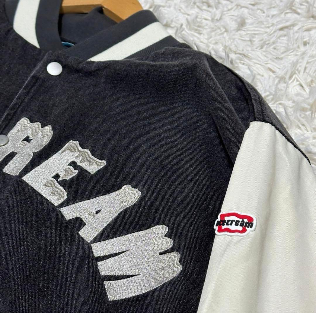 美品！ icecream デニムジャケット スカジャン アイスクリーム 刺繍