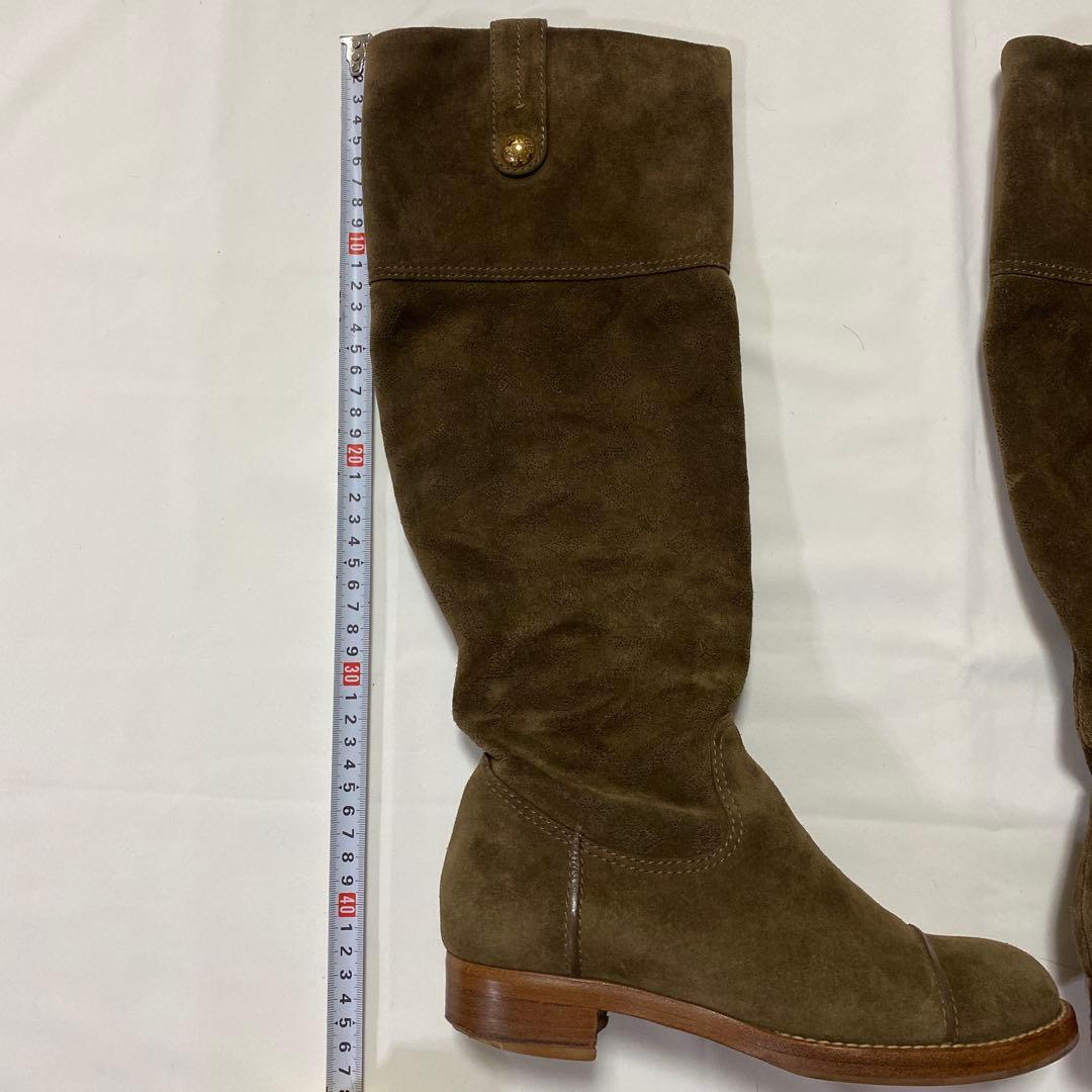 お値下げ❗️LOUIS VUITTON スエード マヒナロングブーツ