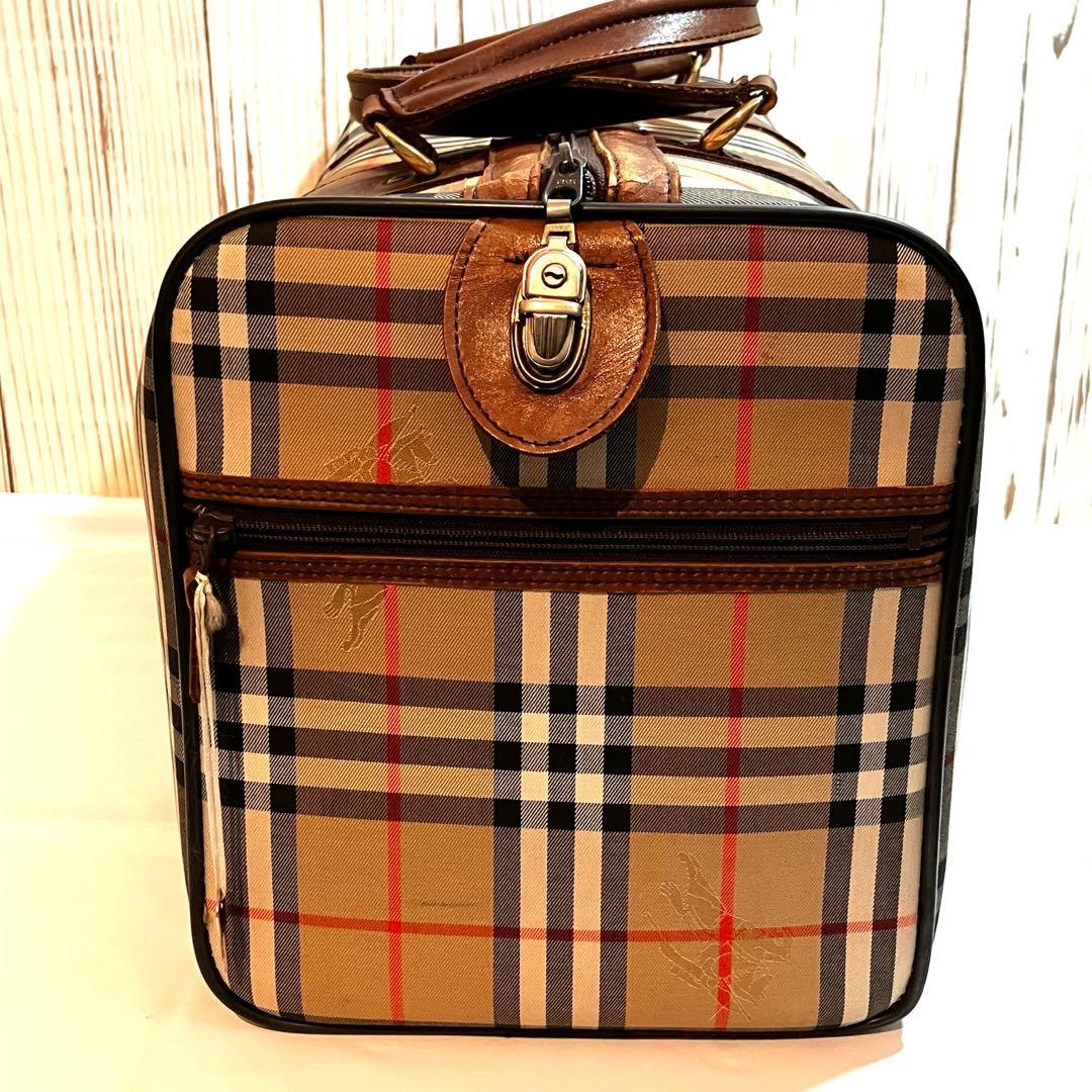 P*e様 Burberry バーバリー　ノバチェック シャドウホース　ボストンバ