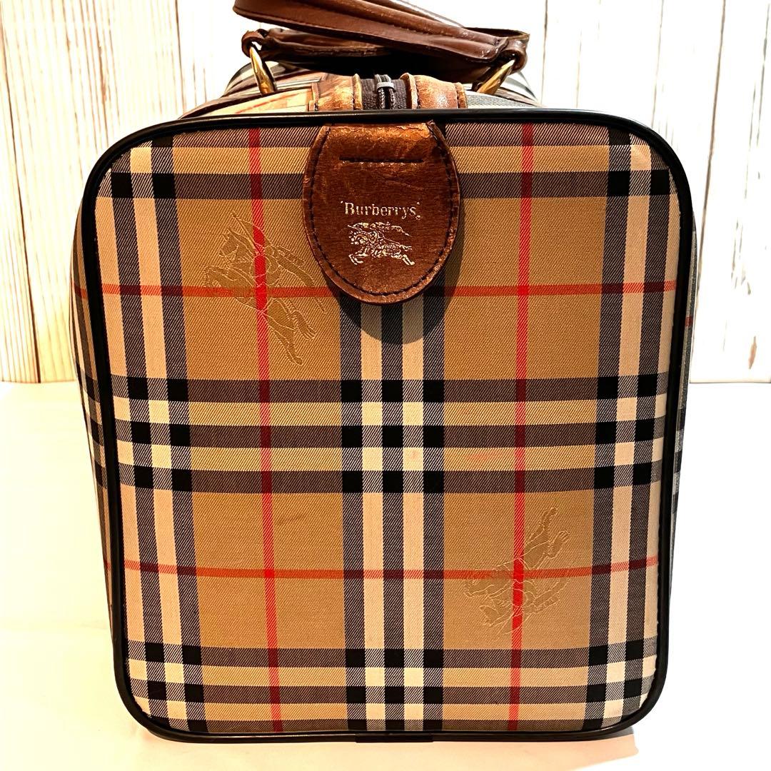 P*e様 Burberry バーバリー　ノバチェック シャドウホース　ボストンバ