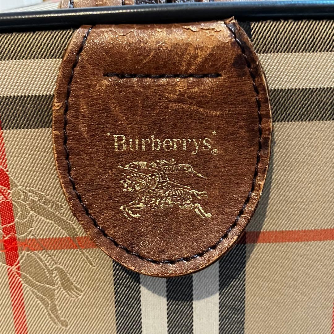P*e様 Burberry バーバリー　ノバチェック シャドウホース　ボストンバ