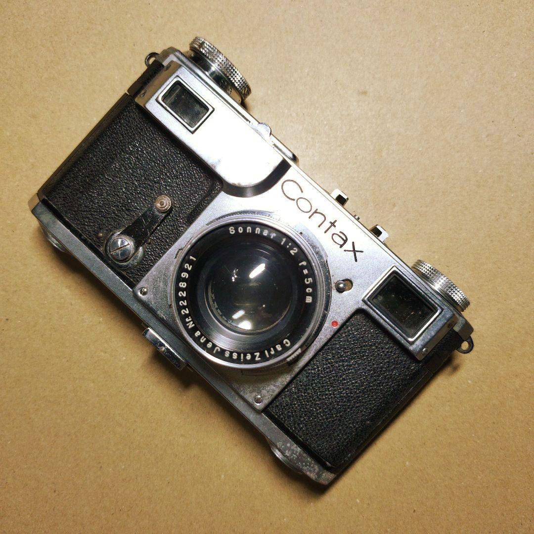 Contax　レンジファインダーカメラ Sonnar 50mm f/1:2付き