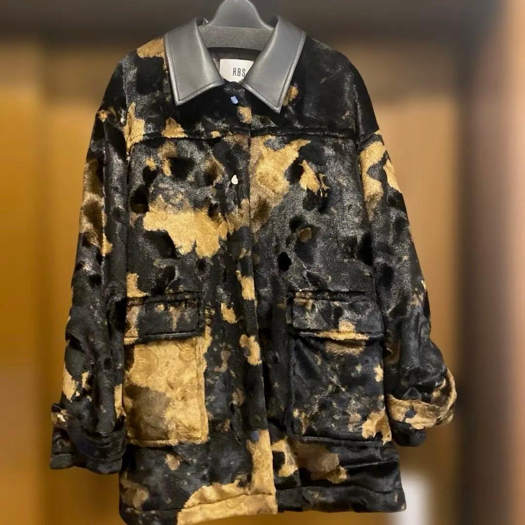 ☆あい☆【新品タグ付き】RayBEAMSフェイクファー ステンカラーコート