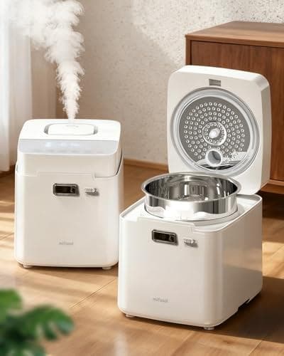 Mifasol 加湿器 スチーム式 加熱式 3.3L 大容量. 100℃高温po