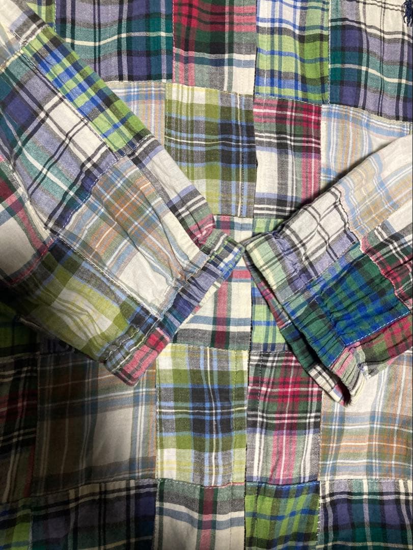 90's製 Polo by Ralph Lauren パッチワークパーカ 短丈