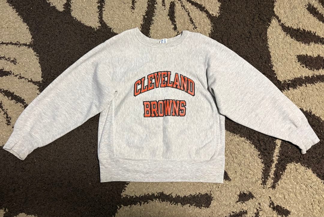 80s USA製　トリコタグ 希少M Champion リバースウィーブ　二段