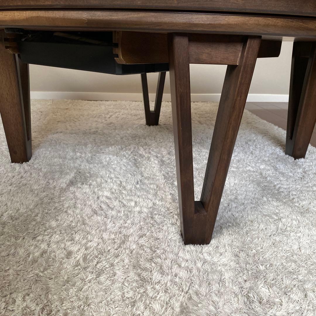 家具調コタツ　丸型　直径９０センチ