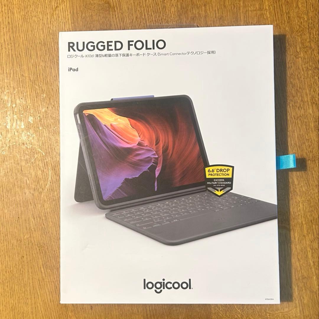 iPadアクセサリー Logicool Rugged Folio Keyboard for iPad