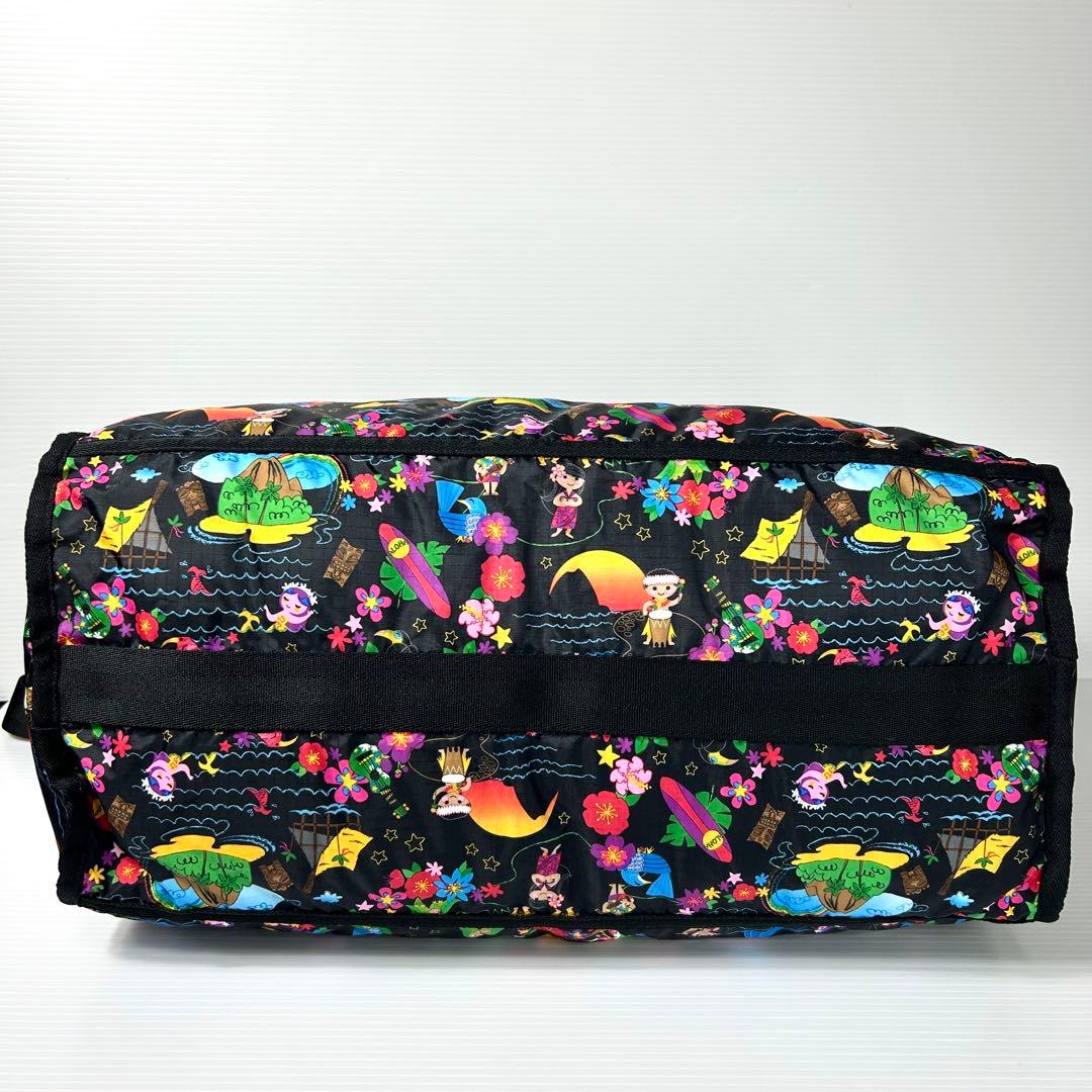 希少 超美品☆LeSportsac ボストン コラボ スモールワールド ブラック