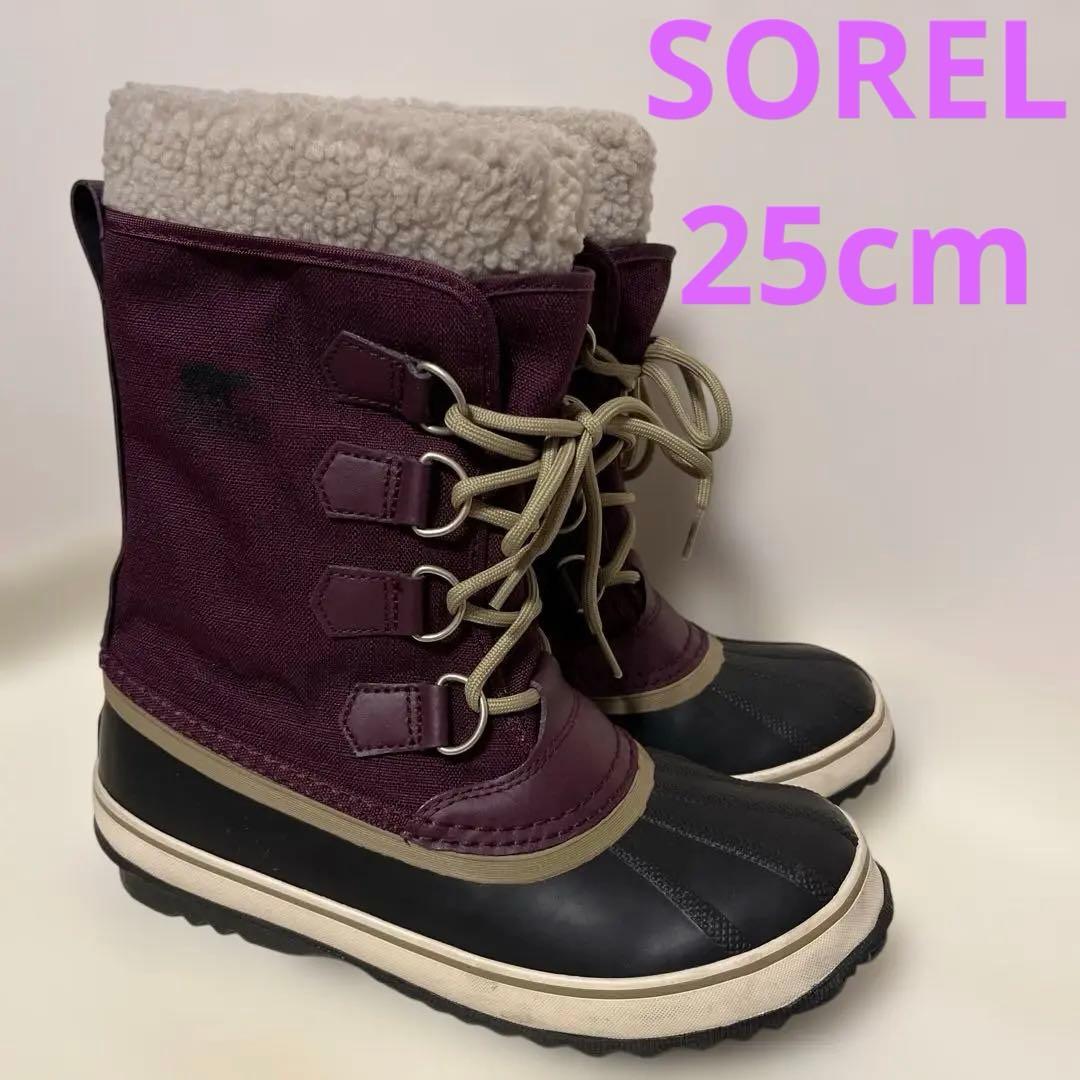 SOREL WINTER CARNIVAL ブーツ 25cm 防水 美品