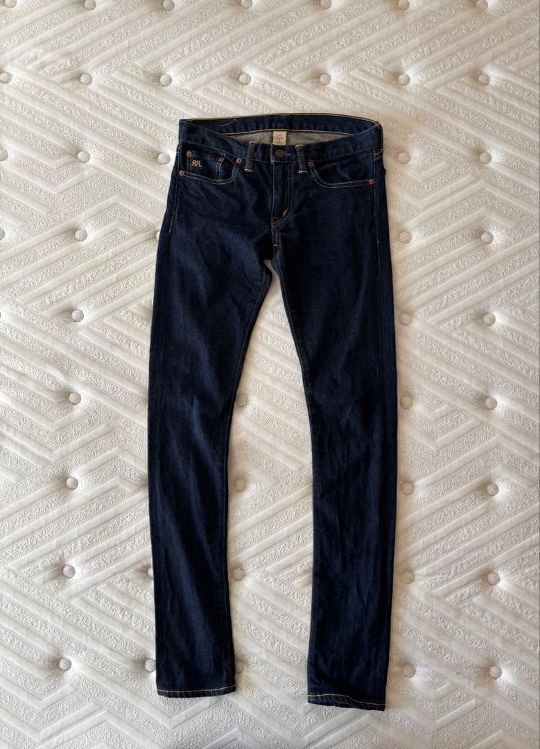 美品！RRL ストレッチスキニーフィット デニムパンツ w25 ラルフローレン