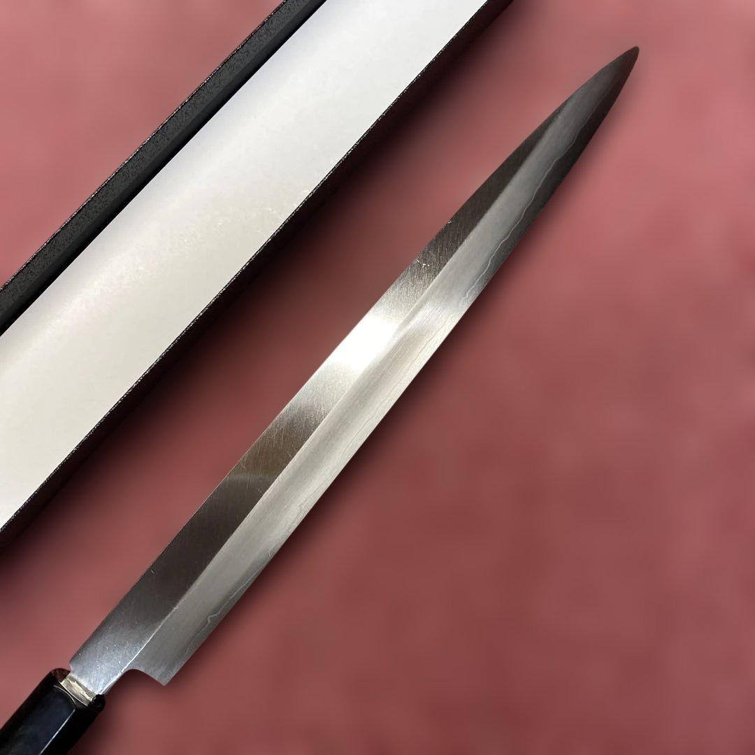 銀三　両刃　柳刃包丁　300㎜ 尺0寸