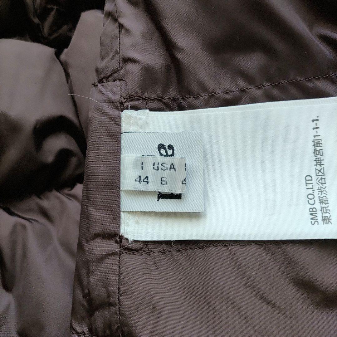 【美品】ADD Milano アッドミラノ 高級ダウンジャケット 茶 38