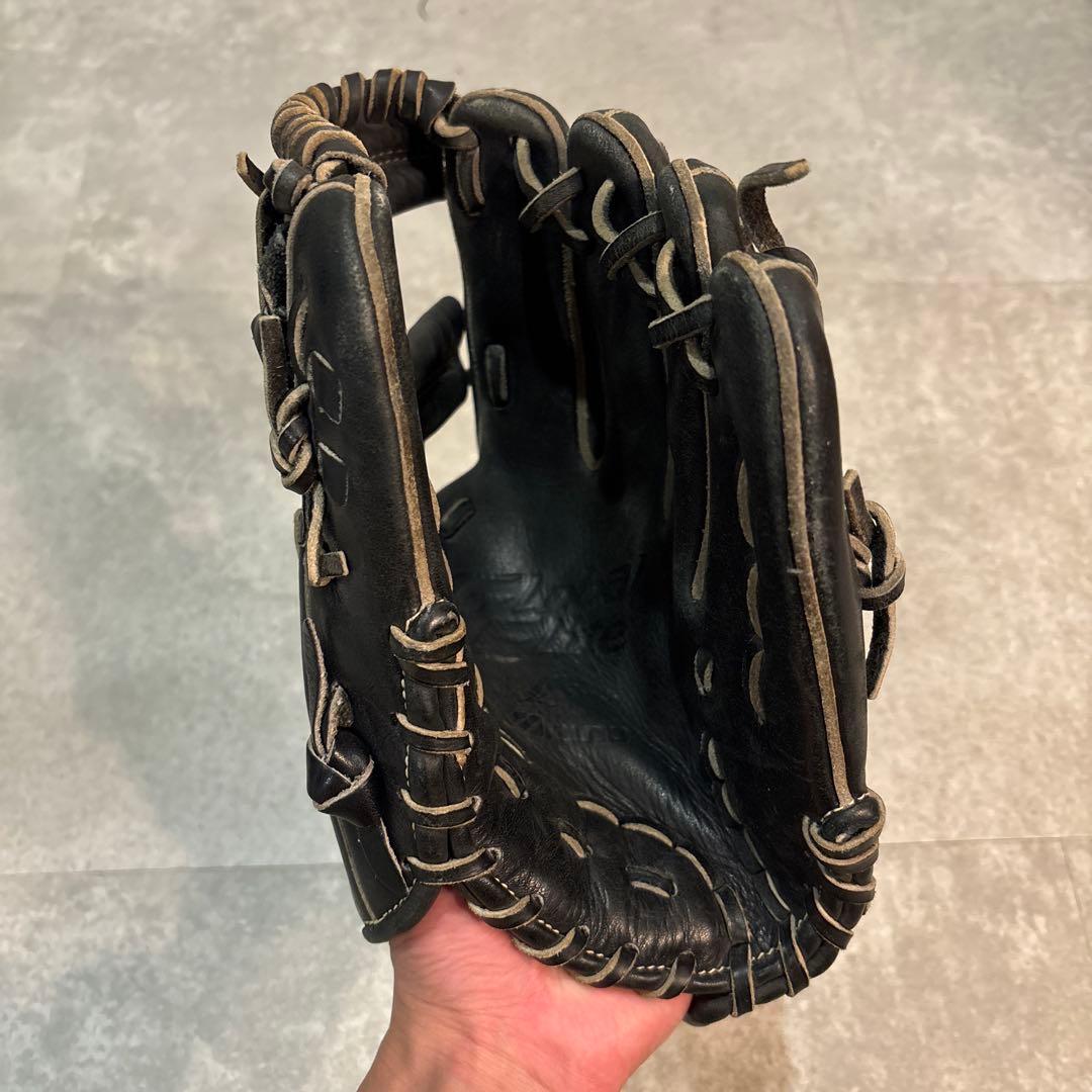 MIZUNO（ミズノ） グローバルエリート 内野手 軟式 グローブ ブラック