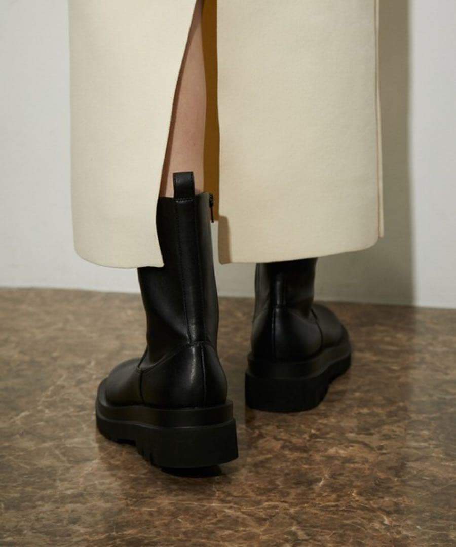 ADAM ET ROPE' ストレッチブーツ 39 ブラック