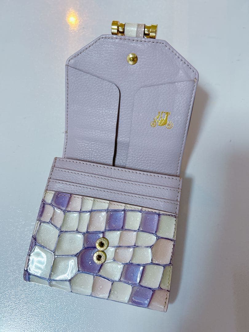 【人気】　アタオ　ロトロ　ヴィトロ　ロージーラベンダー　二つ折り財布　コンパクト