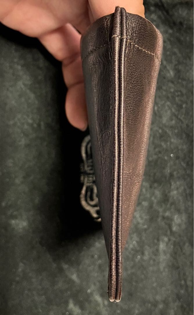 Bill Wall Leather スクエアウォレット ダークブラウン