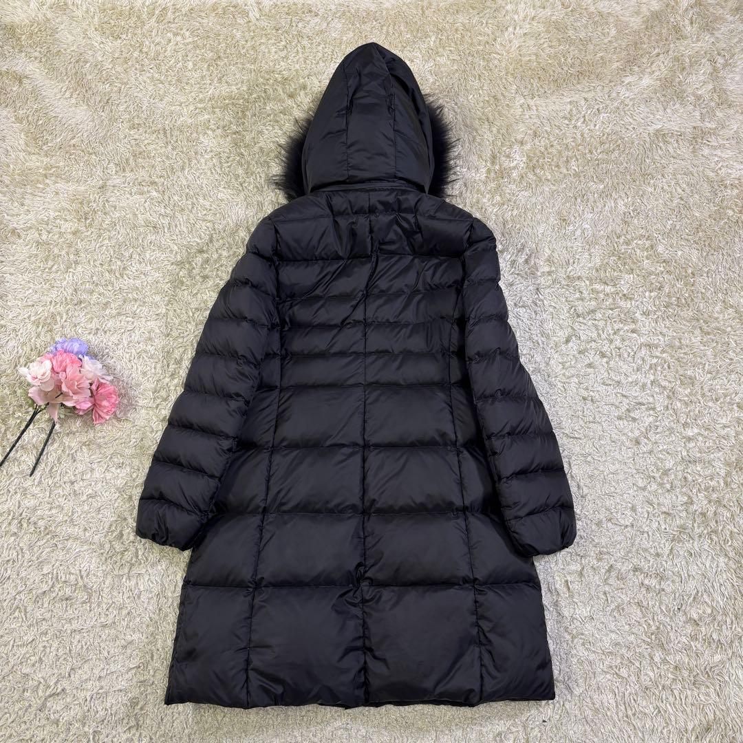 23区　大きいサイズ　ラクーンファー　3way フード　ダウンコート　42