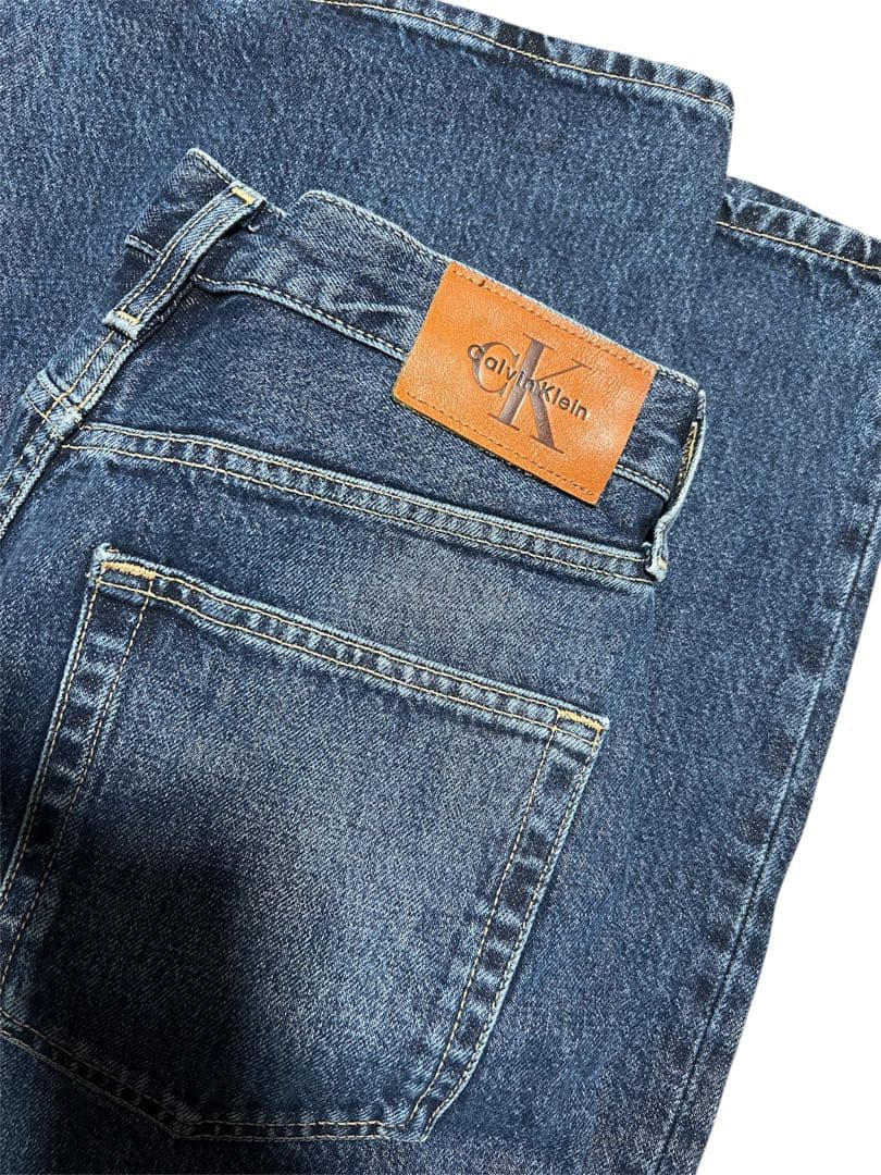 【 】新品タグ付/ワイドデニム