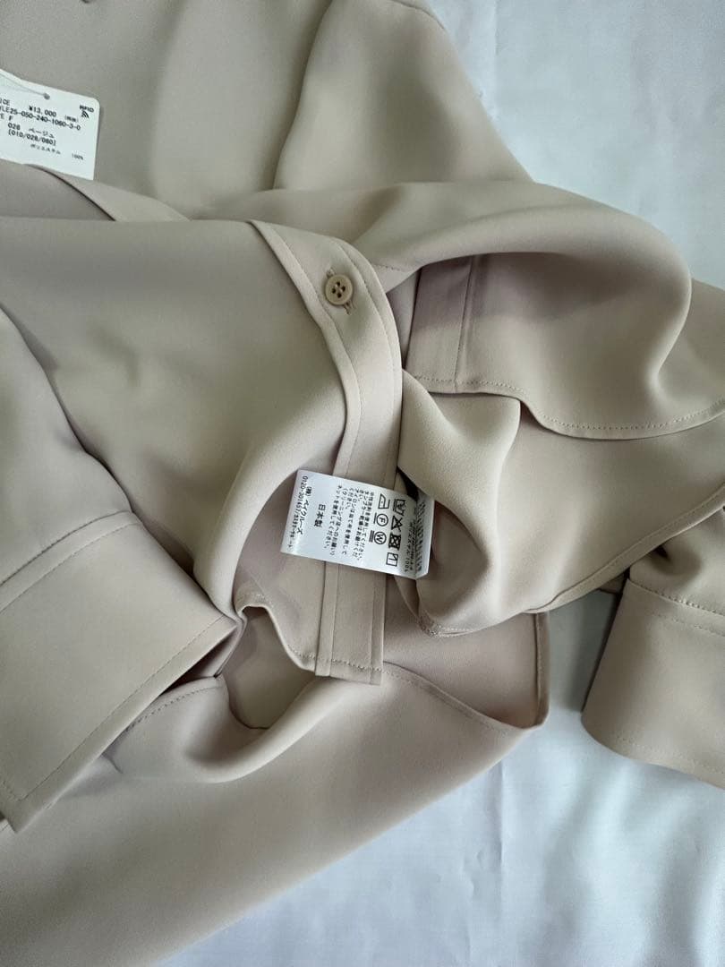 【新品未使用】NOBLE シーズンカラープレーンシャツ