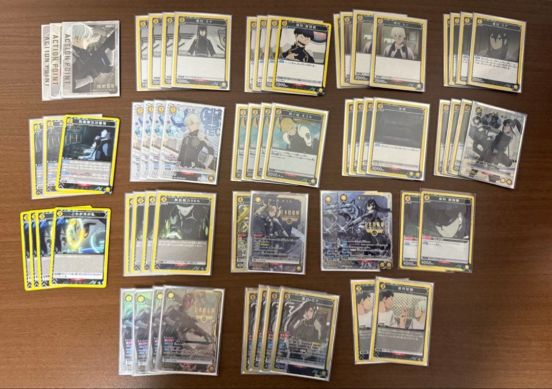 ユニオンアリーナ　黄　怪獣8号　レノミナ　デッキ　パラレル多い