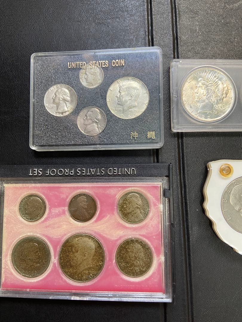 アメリカ銀貨　貨幣セット　古銭　銀貨　ケネディ銀貨￼￼ピースダラー　リバティー