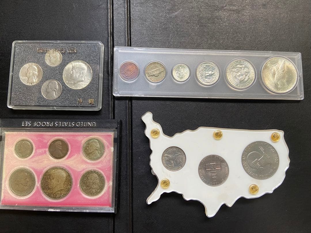 アメリカ銀貨　貨幣セット　古銭　銀貨　ケネディ銀貨￼￼ピースダラー　リバティー