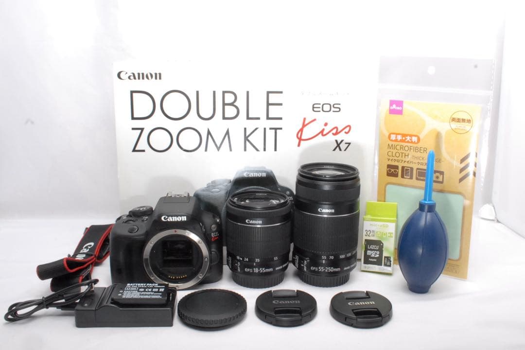 Canon EOS Kiss X7 ダブルレンズセット デビュー向け スマホ転送