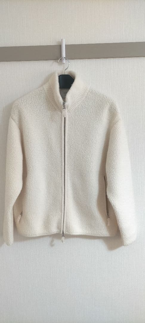 2024AW●美品●トゥモローランド ウールパイルニットブルゾン M