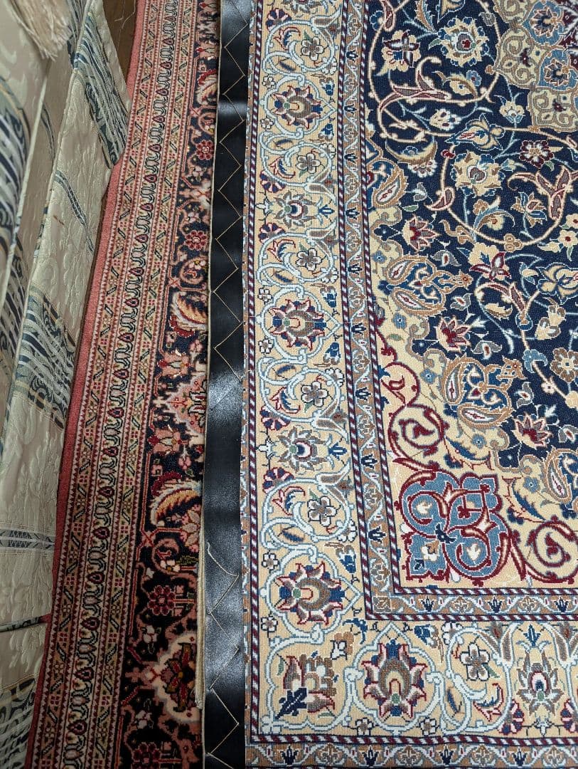 ペルシャ絨毯　ナイン　クリーニング済 Persian carpet　Nain