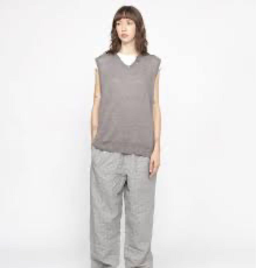 【モーガン蔵人着用】24SS LOOSE KNIT LINEN VEST