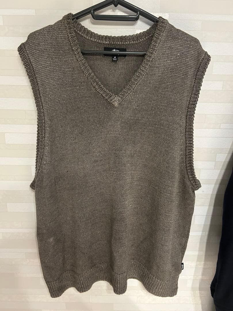 【モーガン蔵人着用】24SS LOOSE KNIT LINEN VEST
