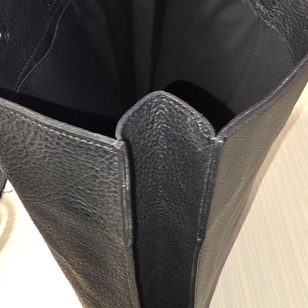 【別注】A×TOMORROWLAND シュリンクレザー トートバッグ