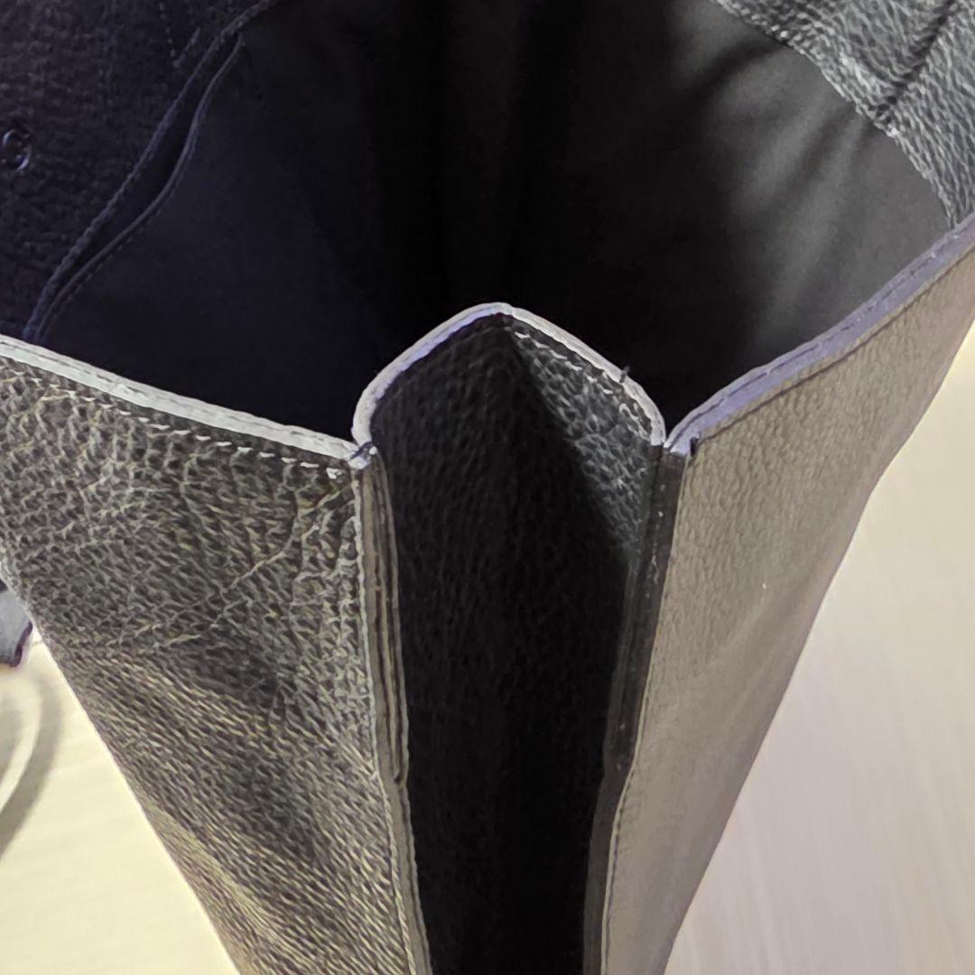 【別注】A×TOMORROWLAND シュリンクレザー トートバッグ