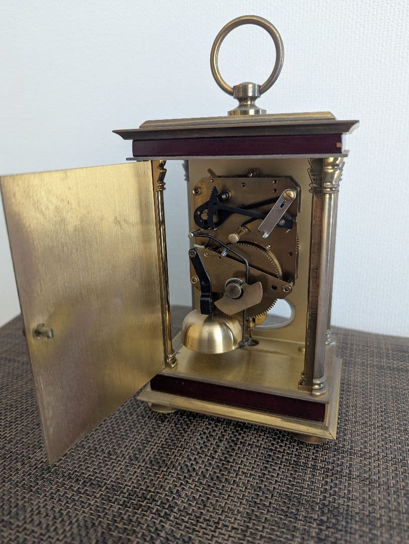 キャリッジクロック　Acctim　振り子・時報あり