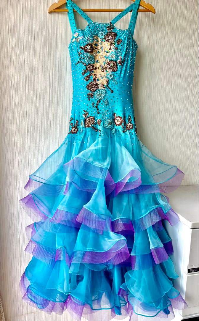 お正月セール❣️社交ダンスドレス　Ｍ