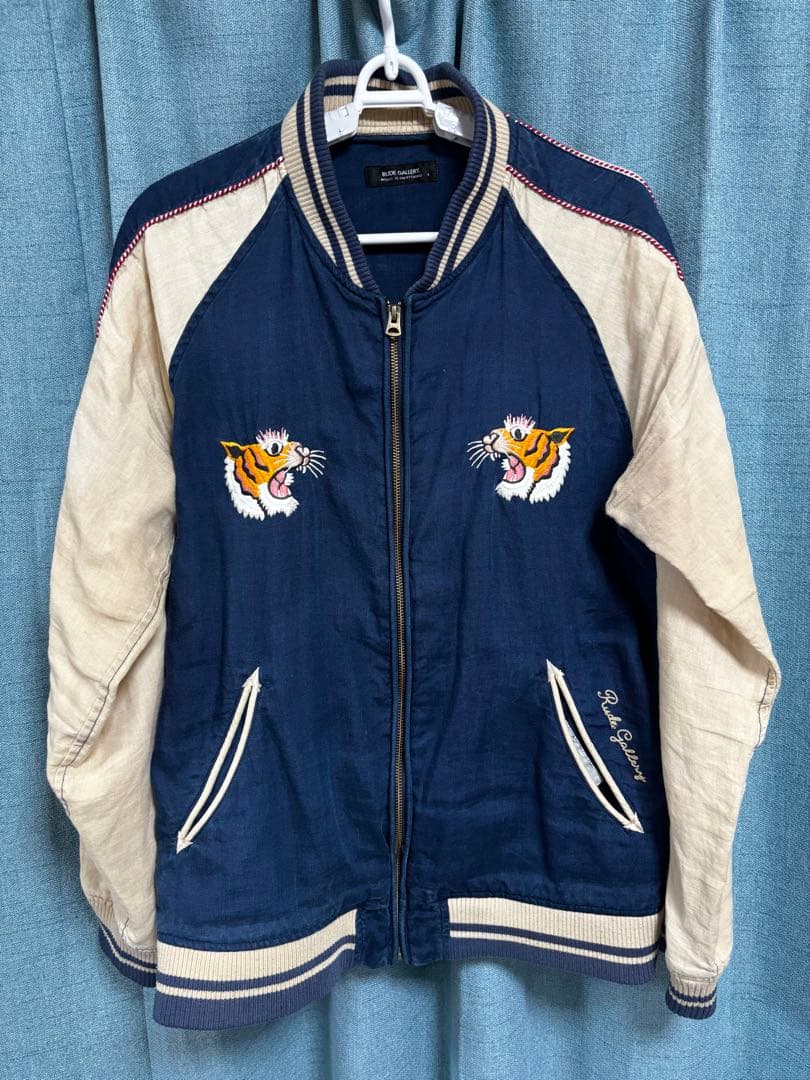 ルードギャラリー　リネン虎スカジャン　サイズXL