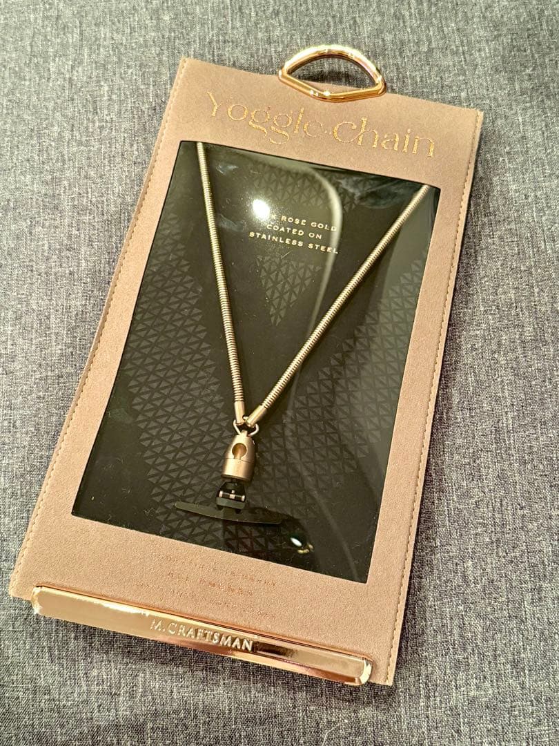 M.CRAFTSMAN ショルダーストラップ Yoggle Chain 18K